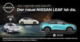Bild: Der neue Nissan Leaf